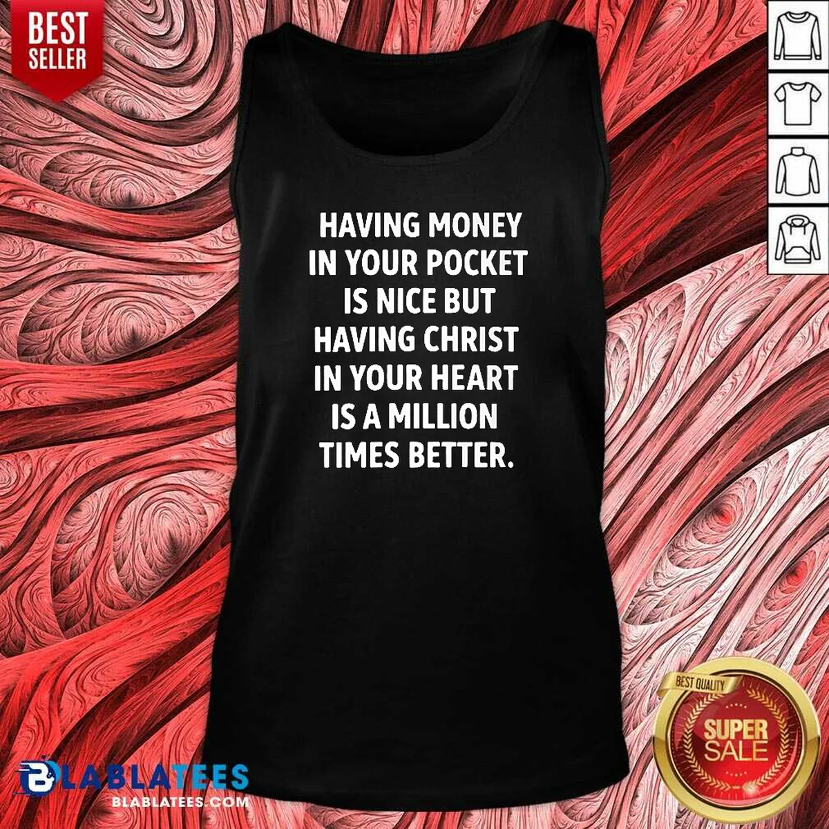 Pretty Having Money In Your Pocket Is Nice But Having Christ In Your Heart Is Better Shirt - Image 5