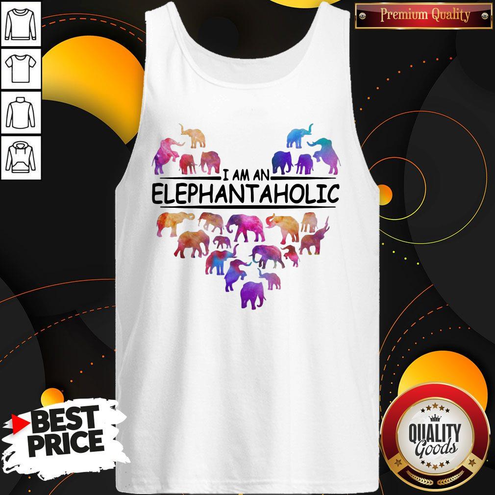 Pretty Heart I Am An Elephant Aholic Shirt - Image 3
