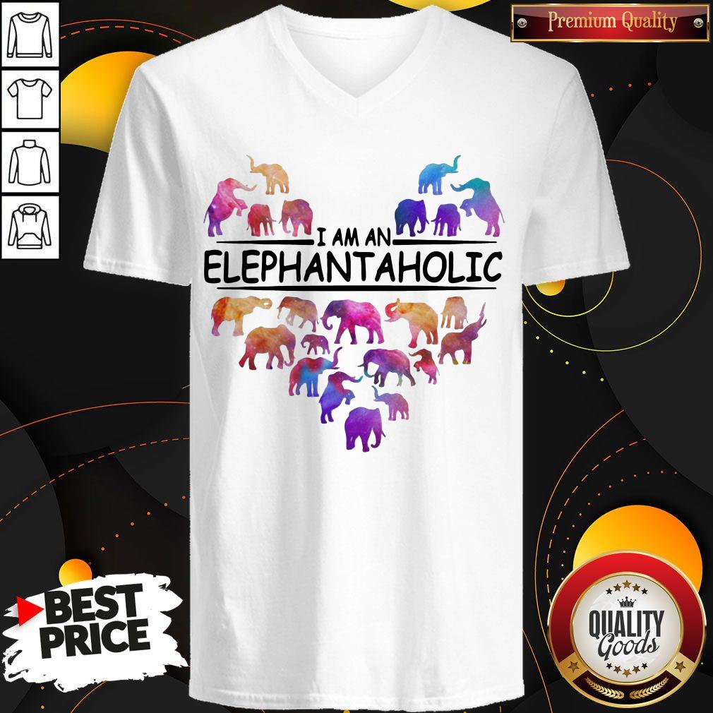 Pretty Heart I Am An Elephant Aholic Shirt - Image 2