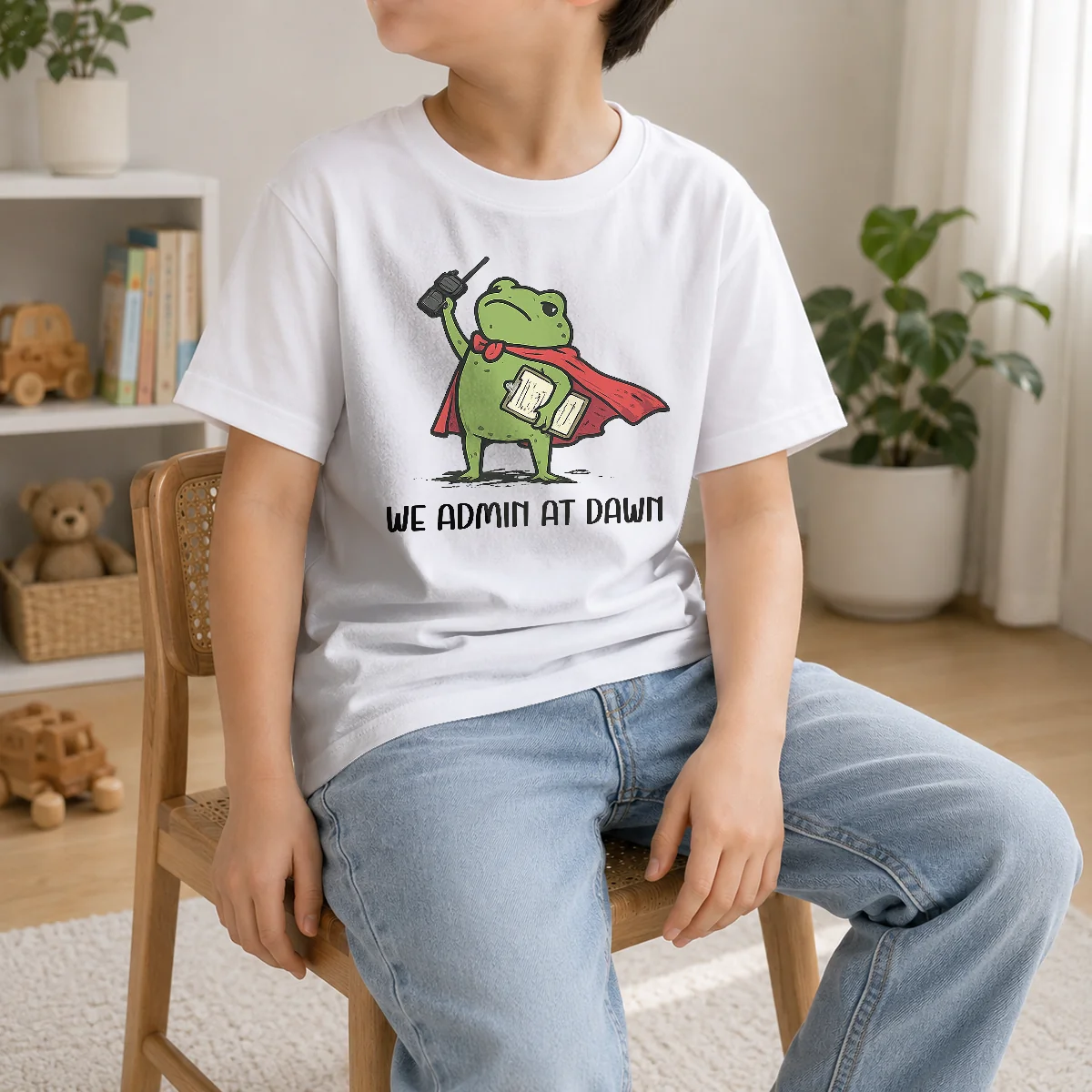 Pretty Hot We Admin At Dawn Assistant Principal Frog Shirt - Image 9