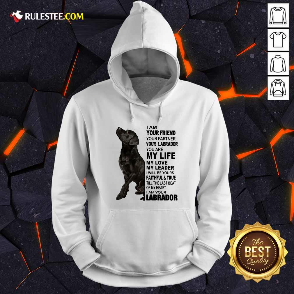 Pretty I Am Your Friend Your Partner Your Labrador You Are My Life Shirt - Image 2