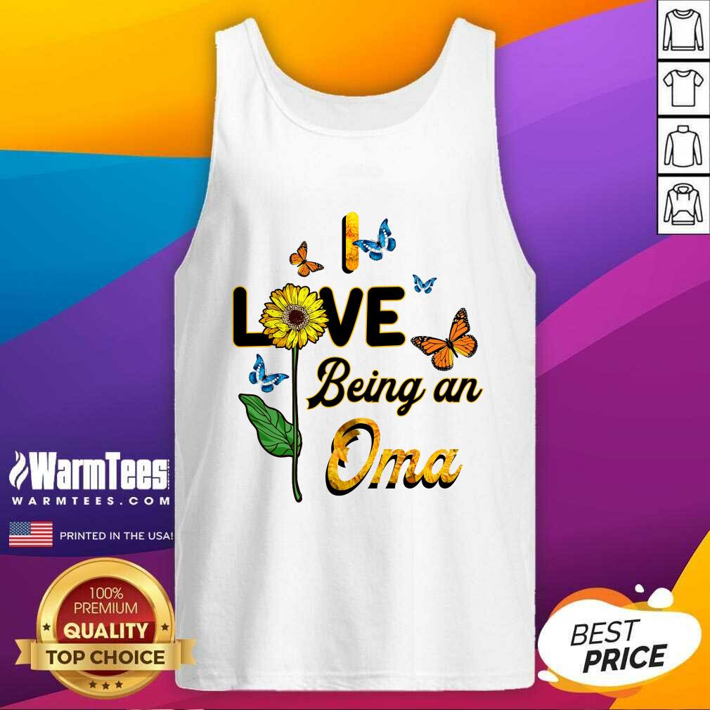 Pretty I Love Being An Oma Sunflower Mother Day Shirt - Image 4
