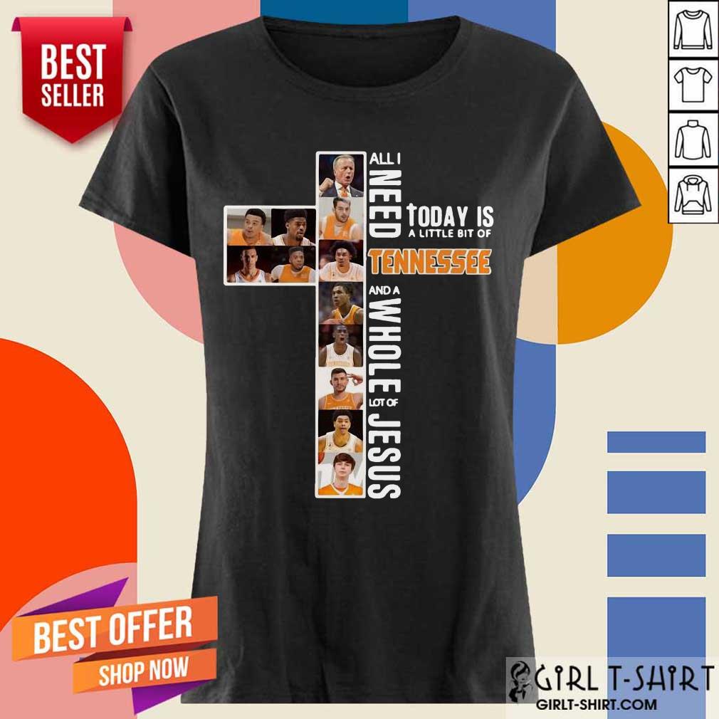 Pretty I Need Today Is A Little Bit Of Tennessee Shirt - Image 3