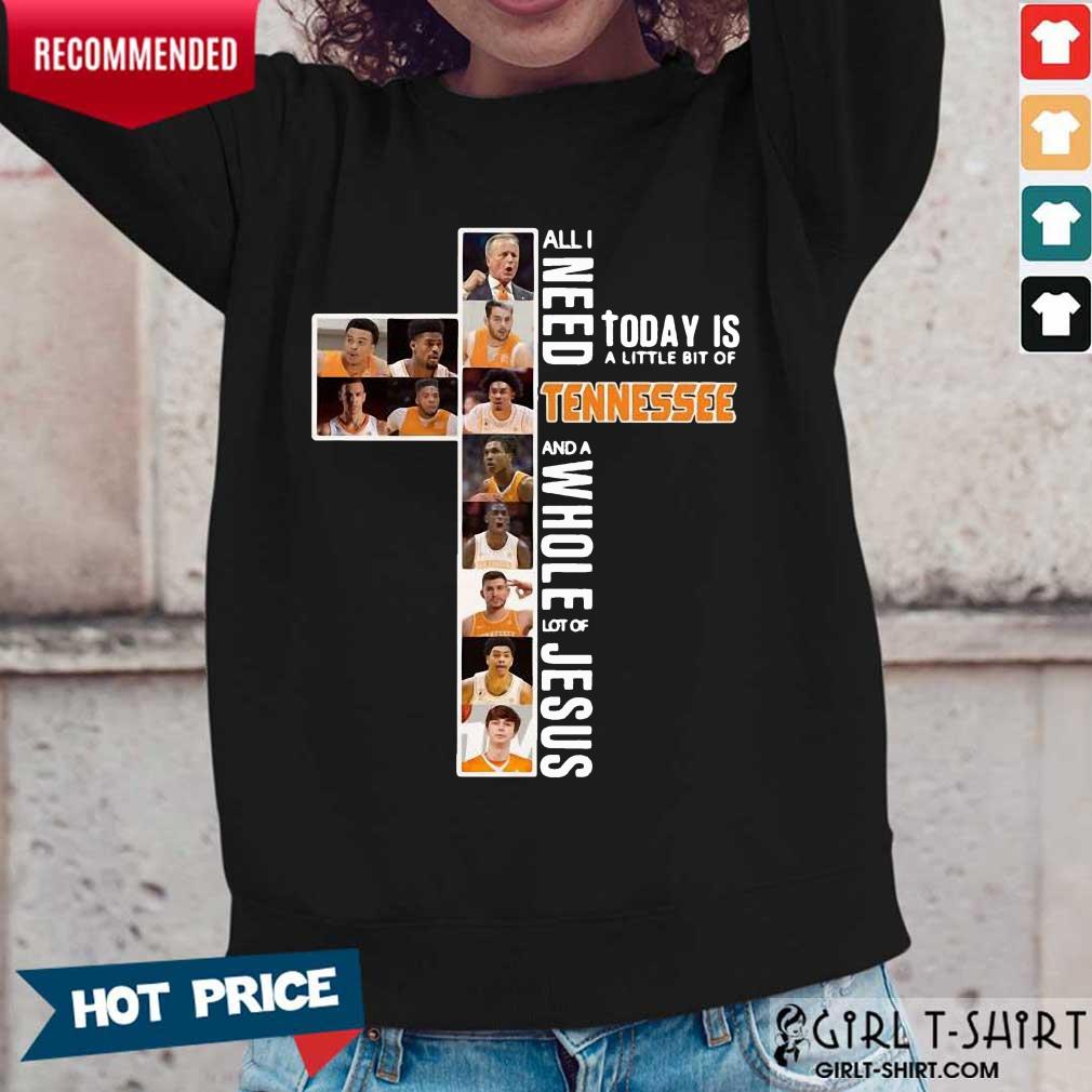 Pretty I Need Today Is A Little Bit Of Tennessee Shirt - Image 2