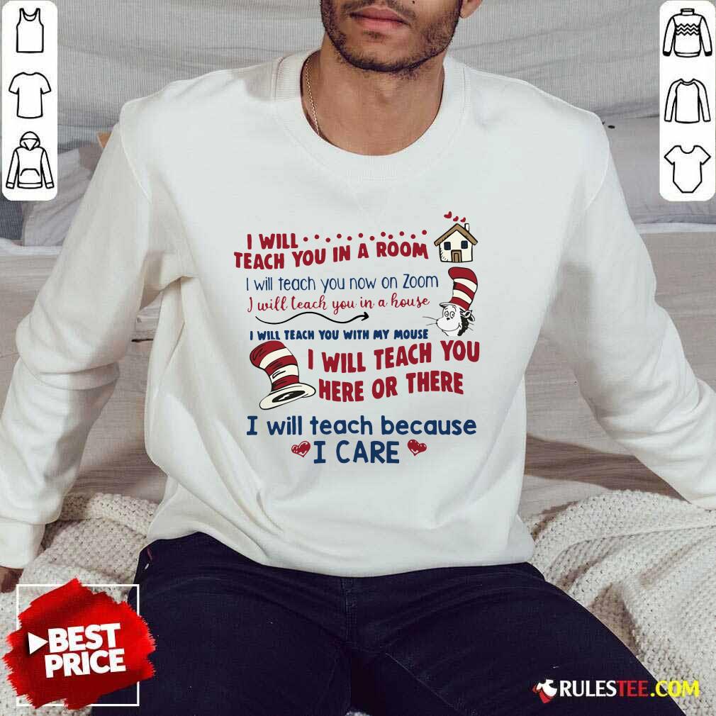 Pretty I Will Teach You Here Or There Shirt - Image 5