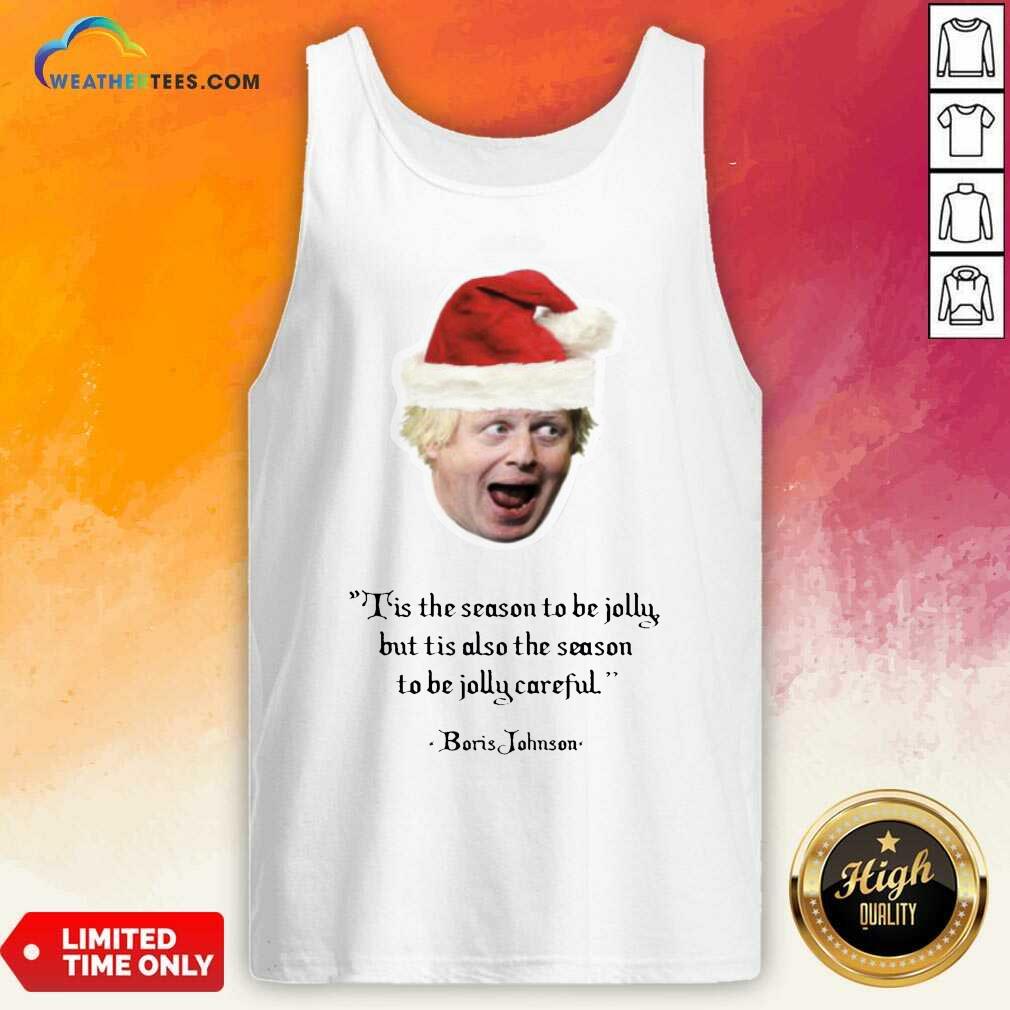 Pretty It’s The Season To Be Jolly Boris Jumper Boris Johnson Christmas Shirt - Image 4