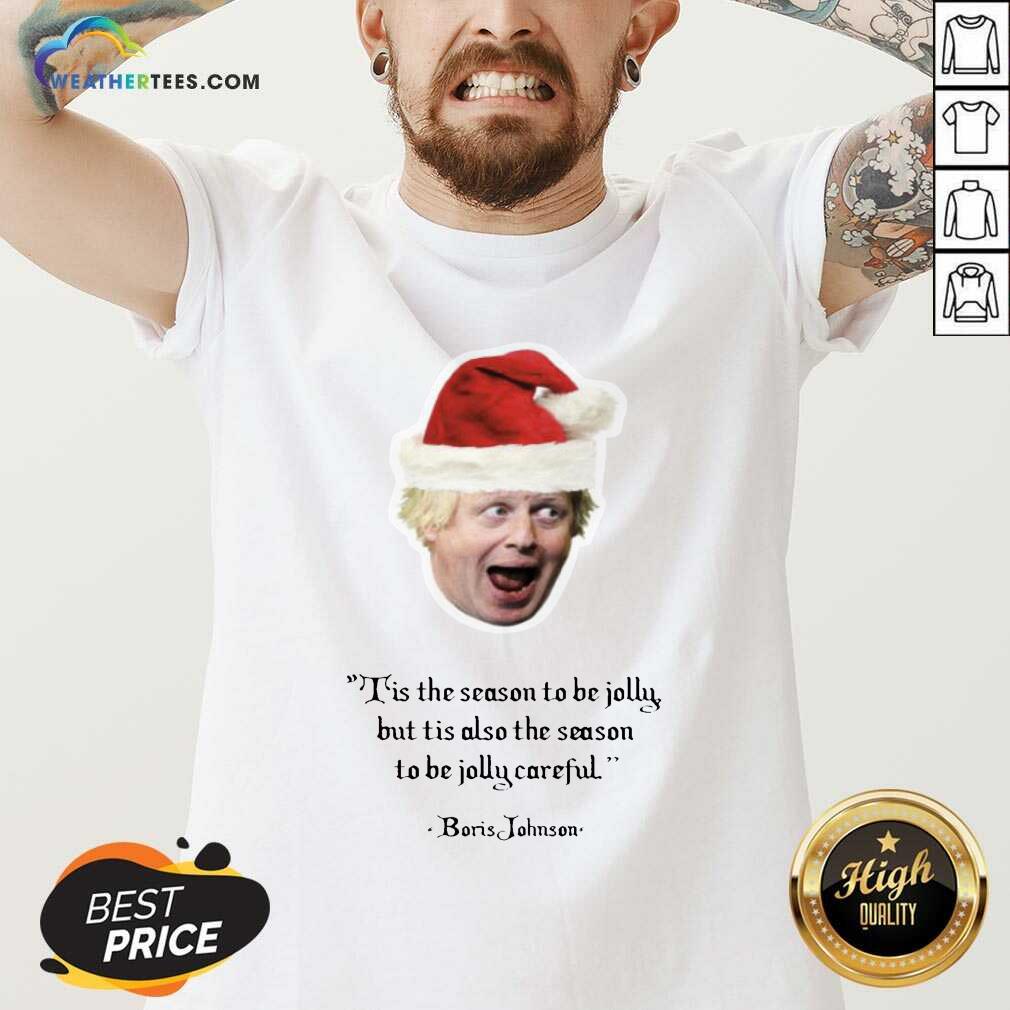 Pretty It’s The Season To Be Jolly Boris Jumper Boris Johnson Christmas Shirt - Image 3