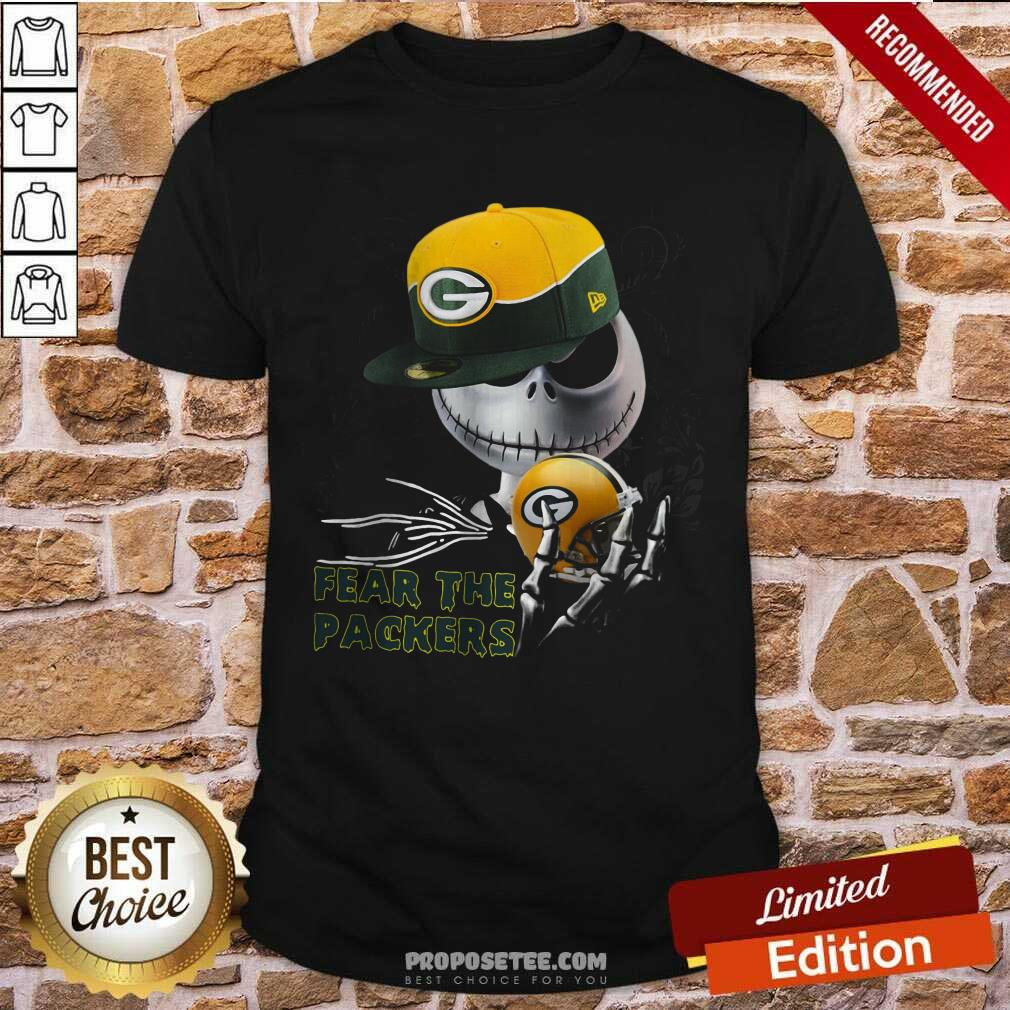 Pretty Jack Skellington Fear The Green Bay Packers Shirt