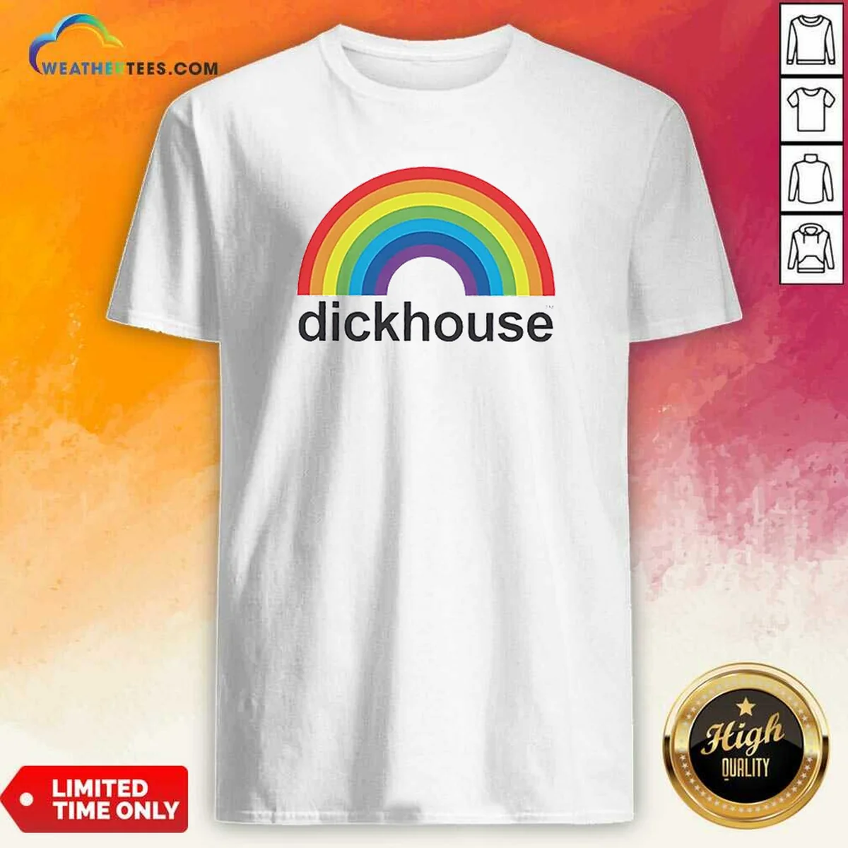 Pretty Jackass Dickhouse Productions Rainbows Shirt