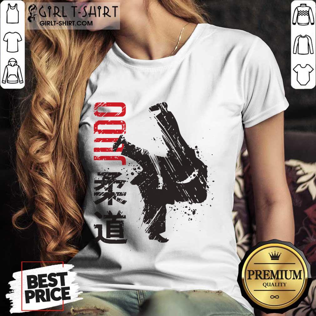 Pretty Judo Kanji Through Shirt - Image 2