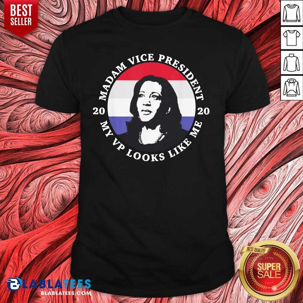 Pretty Kamala Harris Mvp Madam Vice President My Vp Looks Like Me Shirt