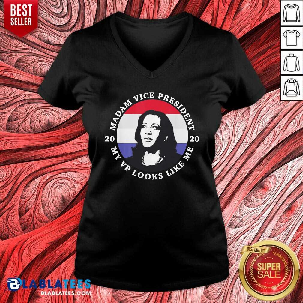 Pretty Kamala Harris Mvp Madam Vice President My Vp Looks Like Me Shirt - Image 2