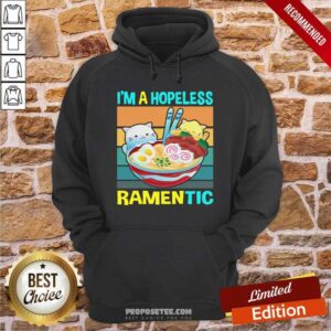 Alternative view of Pretty Kawaii Ramen Cat Noodles I’m A Hopeless Ramentic Vintage Shirt