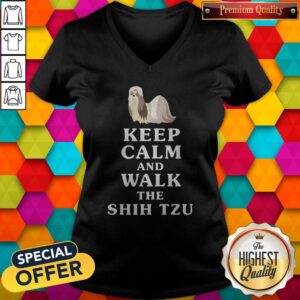 Alternative view of Pretty Keep Calm And Walk The Shih Tzu Shirt