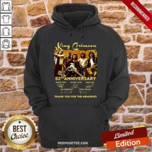 Alternative view of Pretty King Crimson 52Nd Anniversary Thank You For The Memories Signatures Shirt