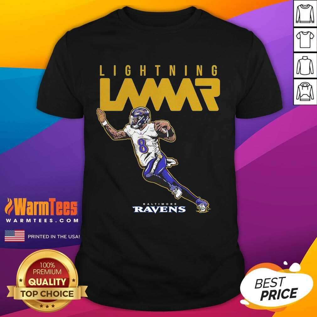 Pretty Lamar Jackson Baltimore Ravens Lightning Lamar Shirt
