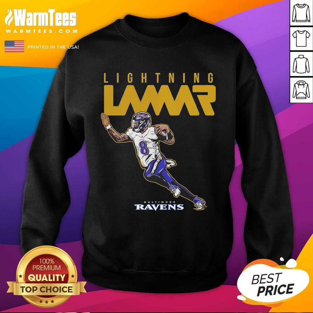 Pretty Lamar Jackson Baltimore Ravens Lightning Lamar Shirt - Image 3