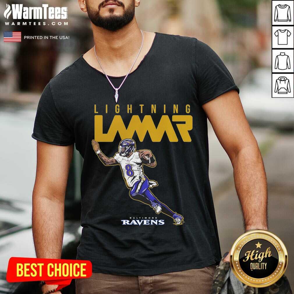 Pretty Lamar Jackson Baltimore Ravens Lightning Lamar Shirt - Image 5