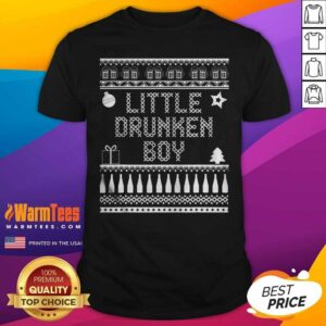 Pretty Little Drummer Christmas Parody Little Drunken Boy Ugly Christmas Shirt