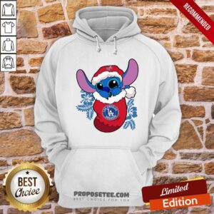 Alternative view of Pretty Los Angeles Dodgers Christmas Stitch In The Sock Funny Disney Mlb Shirt
