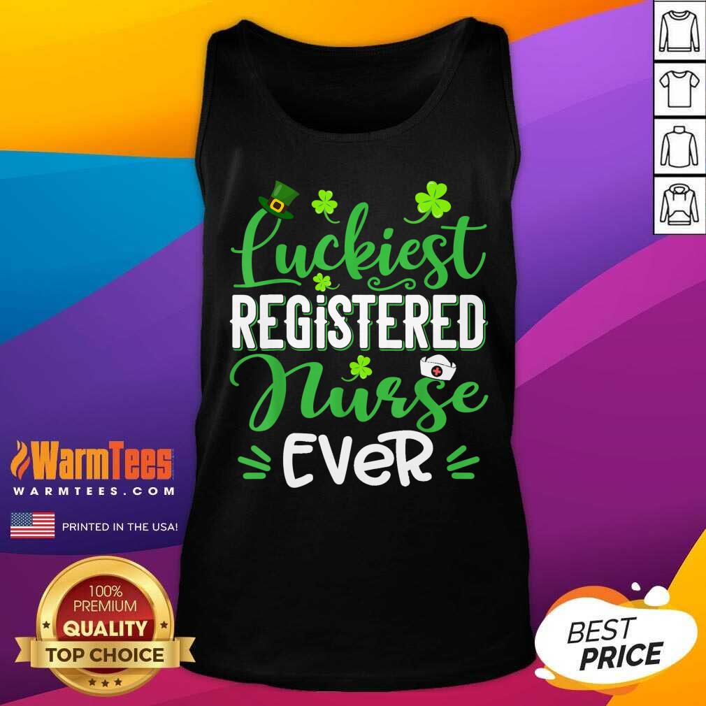 Pretty Luckiest Registered Nurse Ever St Patricks Day Shirt - Image 4