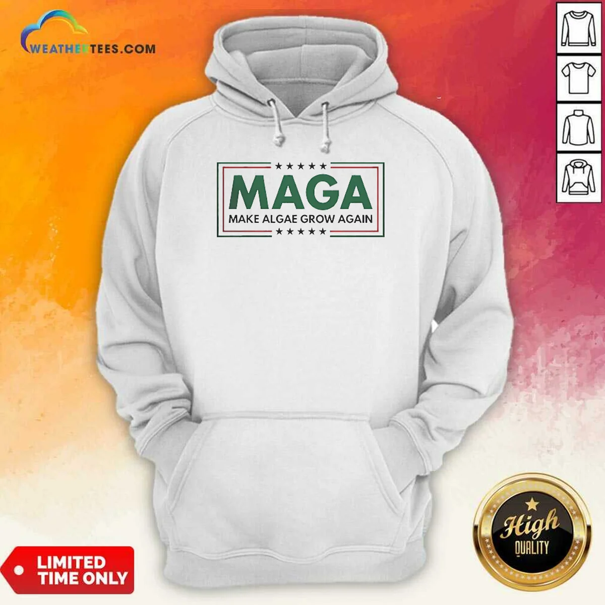 Pretty MAGA Make Algae Grow Again Shirt - Image 3