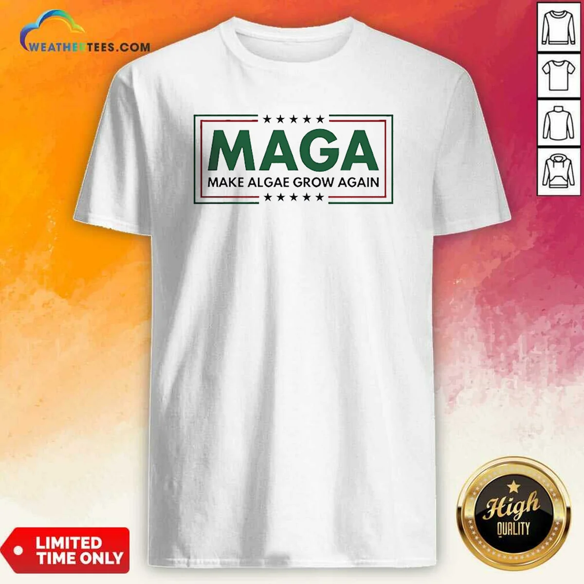 Pretty MAGA Make Algae Grow Again Shirt