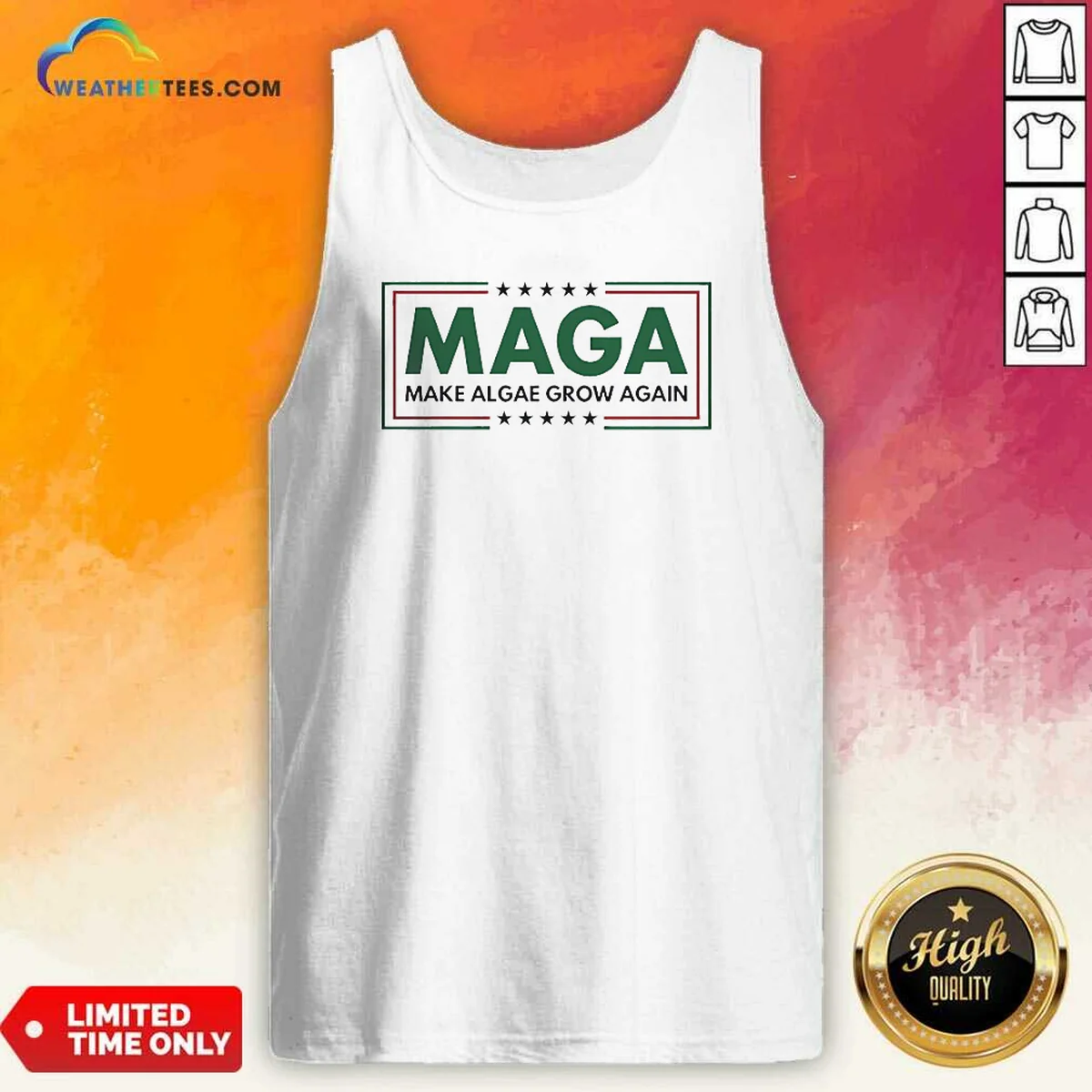 Pretty MAGA Make Algae Grow Again Shirt - Image 5