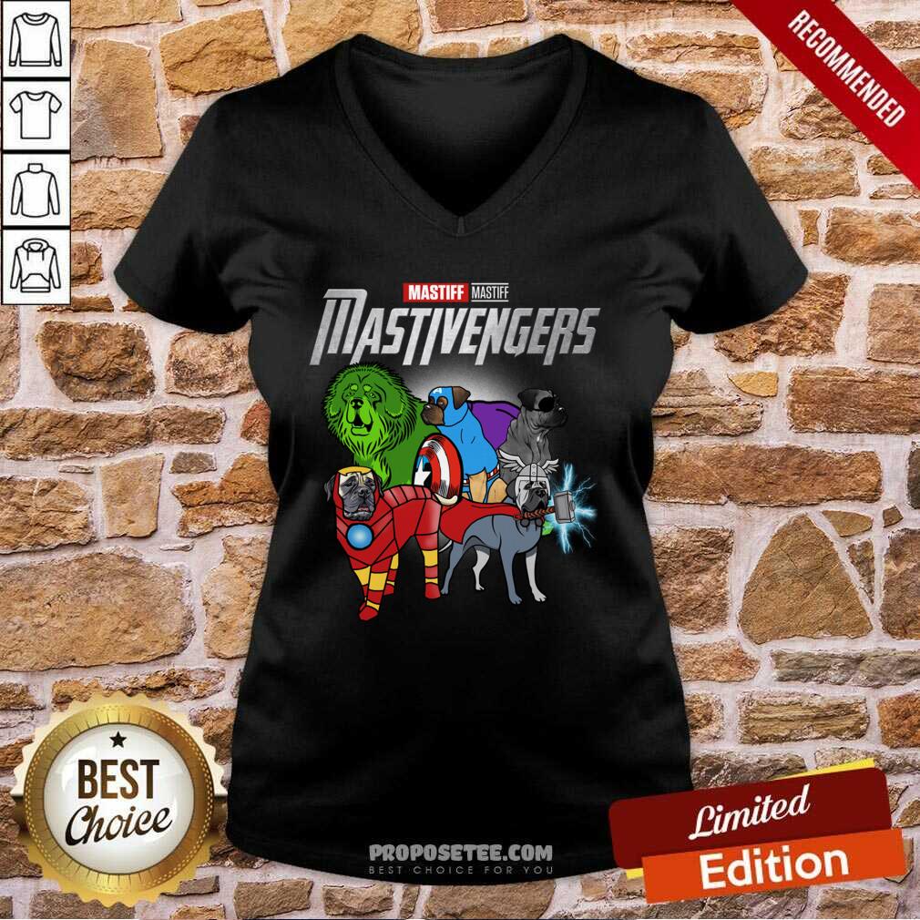 Pretty Mastiff Marvel Avengers Mastivengers Shirt - Image 2