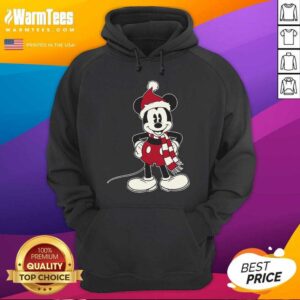 Alternative view of Pretty Mickey Mouse Santa Hat Merry Christmas Shirt