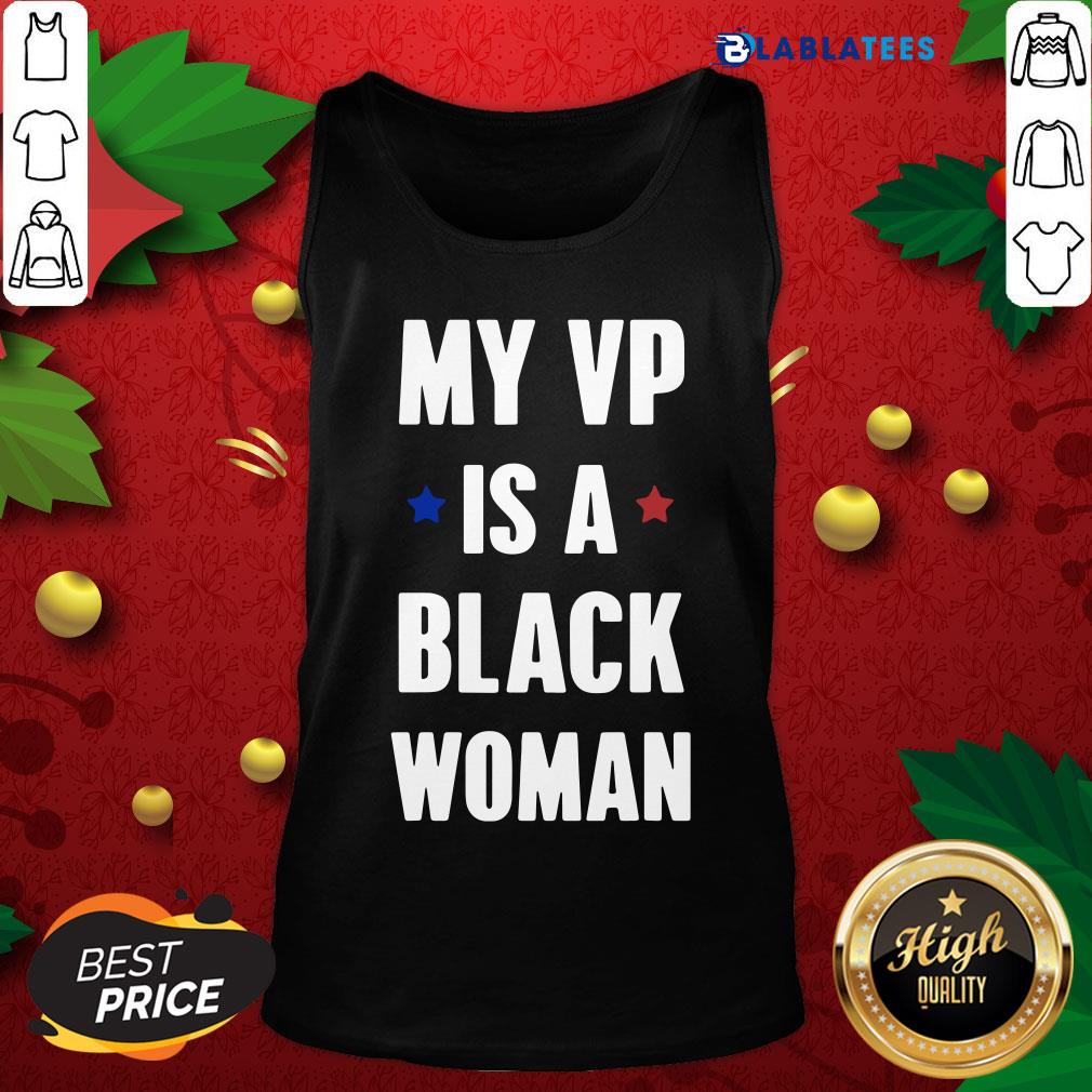 Pretty My Vp Is A Black Woman Stars Election Shirt - Image 4
