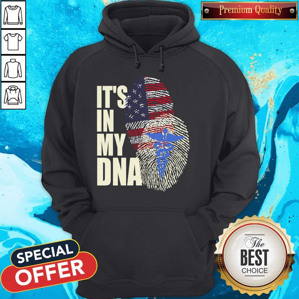 Pretty Nurse America It’s In My DNA Shirt - Image 5