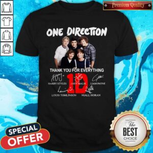 Pretty One Direction Thank You For Every Thing Shirt