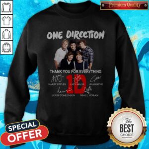 Alternative view of Pretty One Direction Thank You For Every Thing Shirt