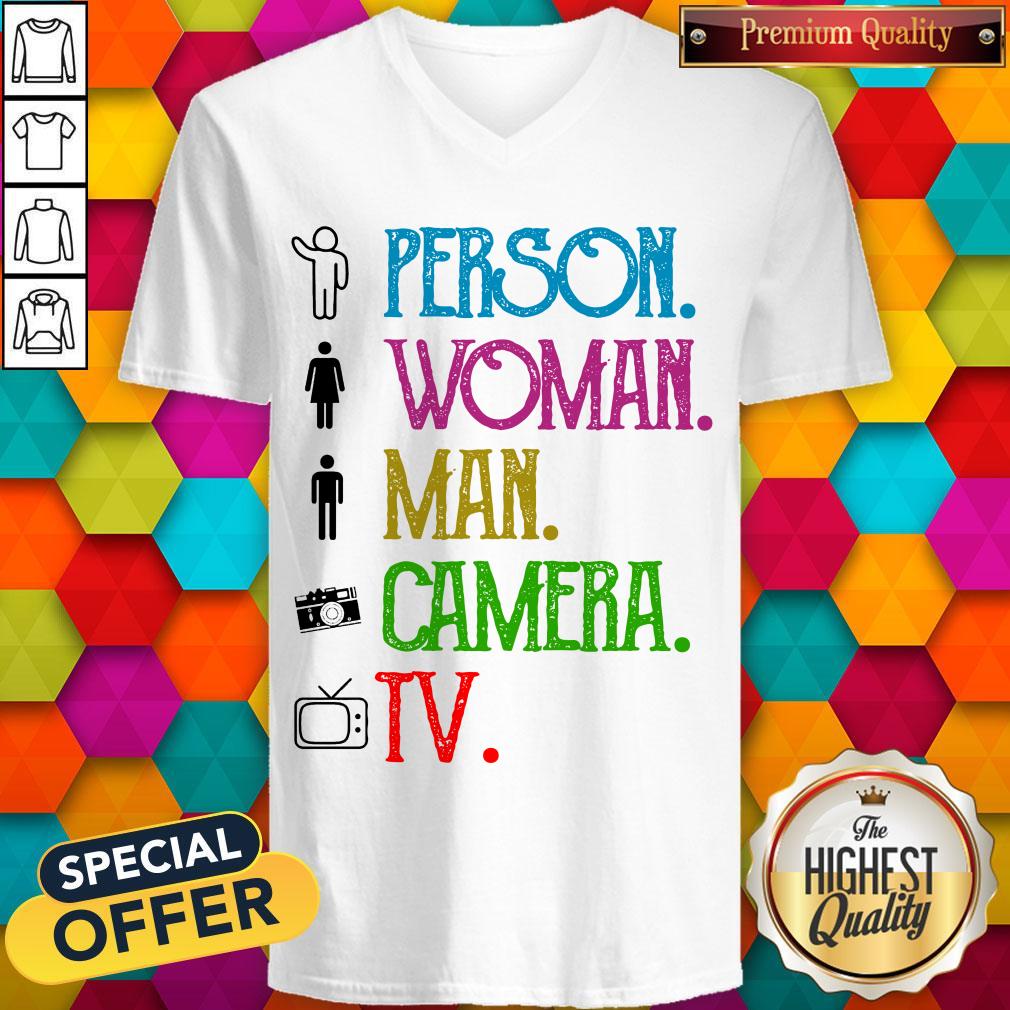 Pretty Person Woman Man Camera TV Song 2020 Shirt - Image 2