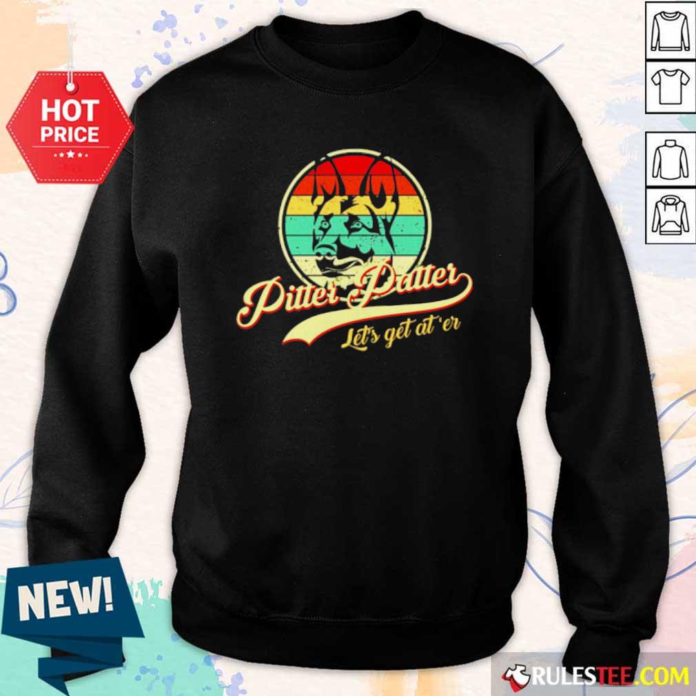 Pretty Pitter Patter Lets Get Ater Vintage Shirt - Image 5