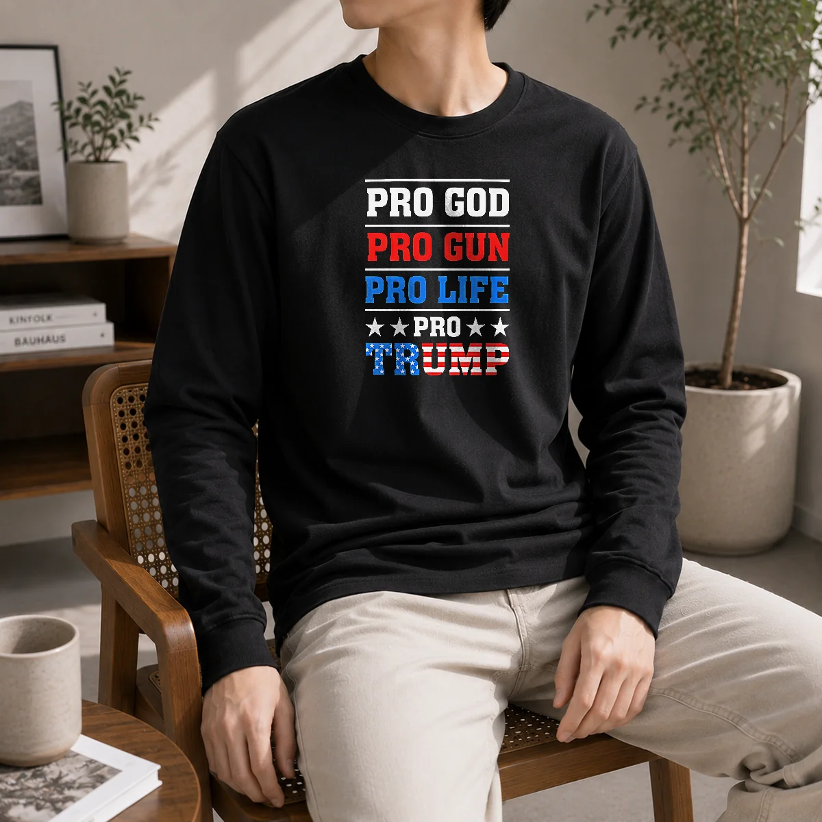 Pretty Pro God Pro Gun Pro Life Pro Trump Conservative Shirt - Image 6