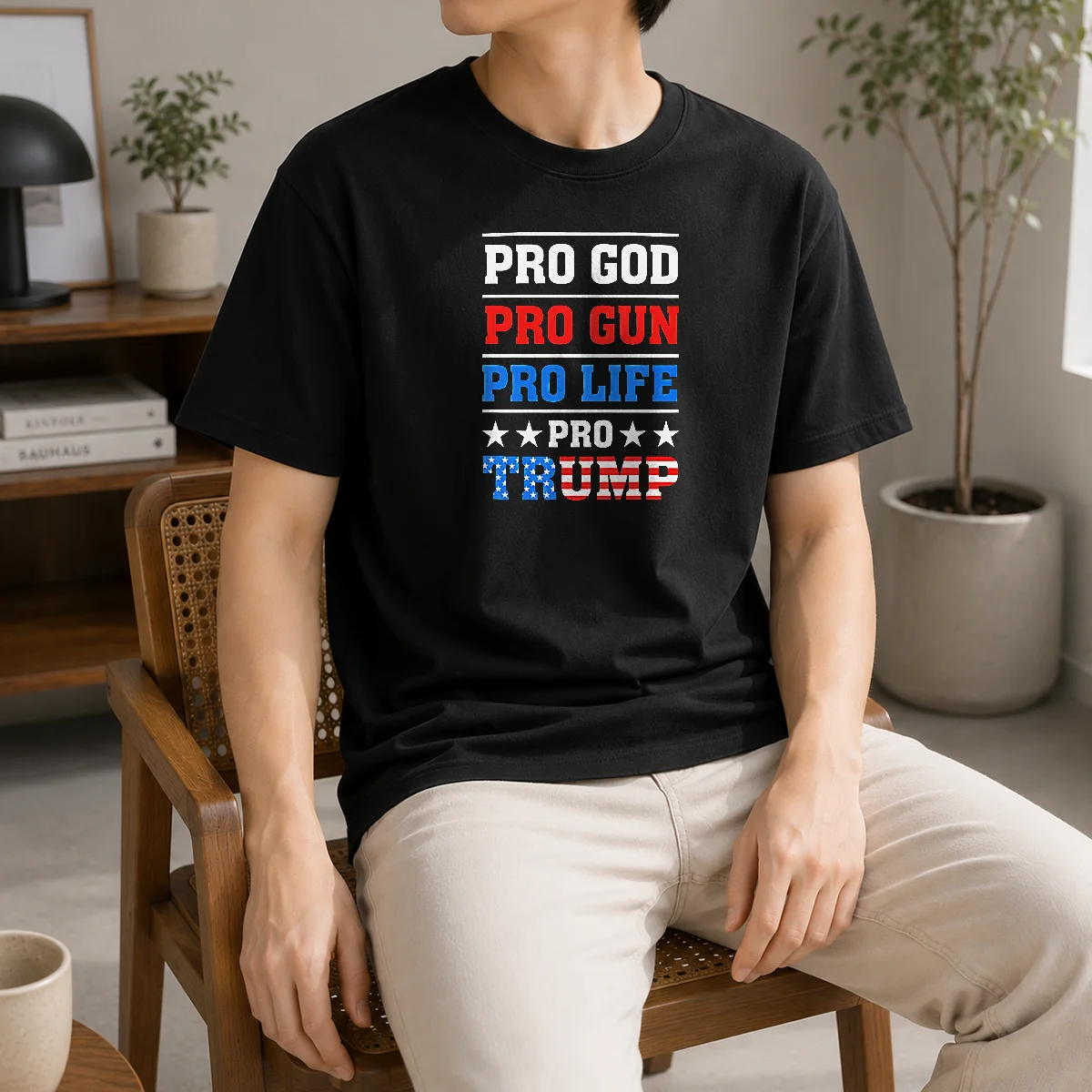 Pretty Pro God Pro Gun Pro Life Pro Trump Conservative Shirt