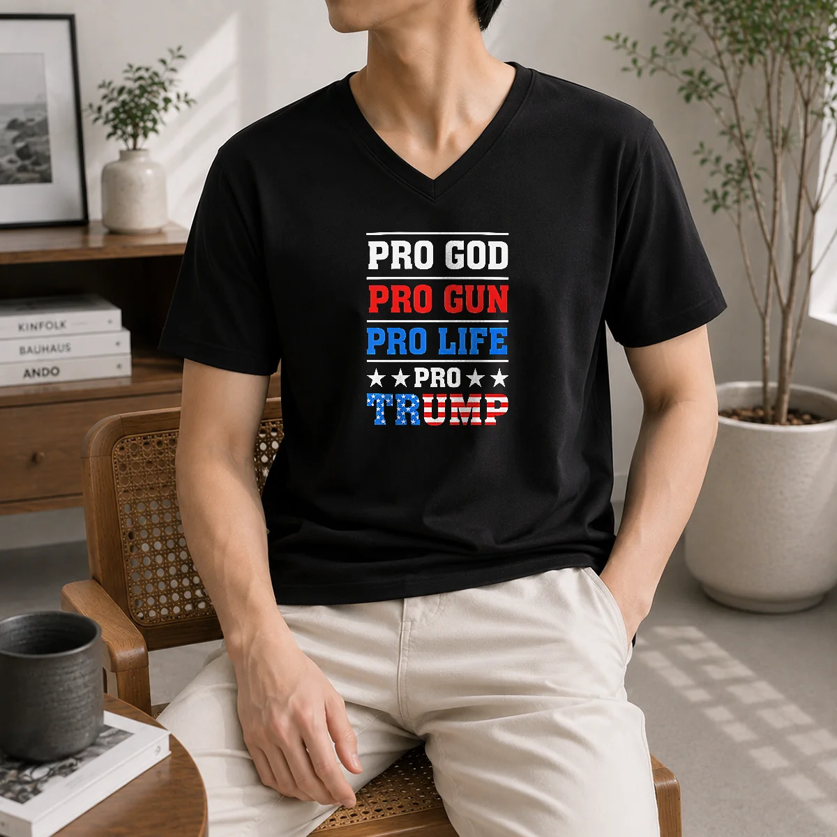 Pretty Pro God Pro Gun Pro Life Pro Trump Conservative Shirt - Image 2