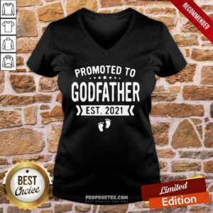 Alternative view of Pretty Promoted To Godfather Est 2021 Shirt