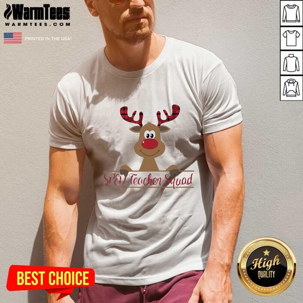 Pretty Reindeer Sped Teacher Squad Christmas Shirt - Image 5