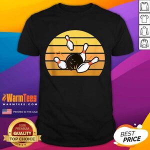 Pretty Retro Bowling Sunset Shirt