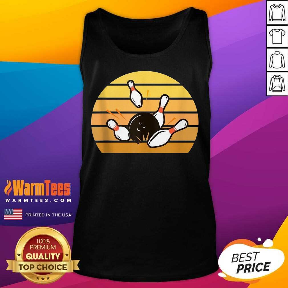 Pretty Retro Bowling Sunset Shirt - Image 4
