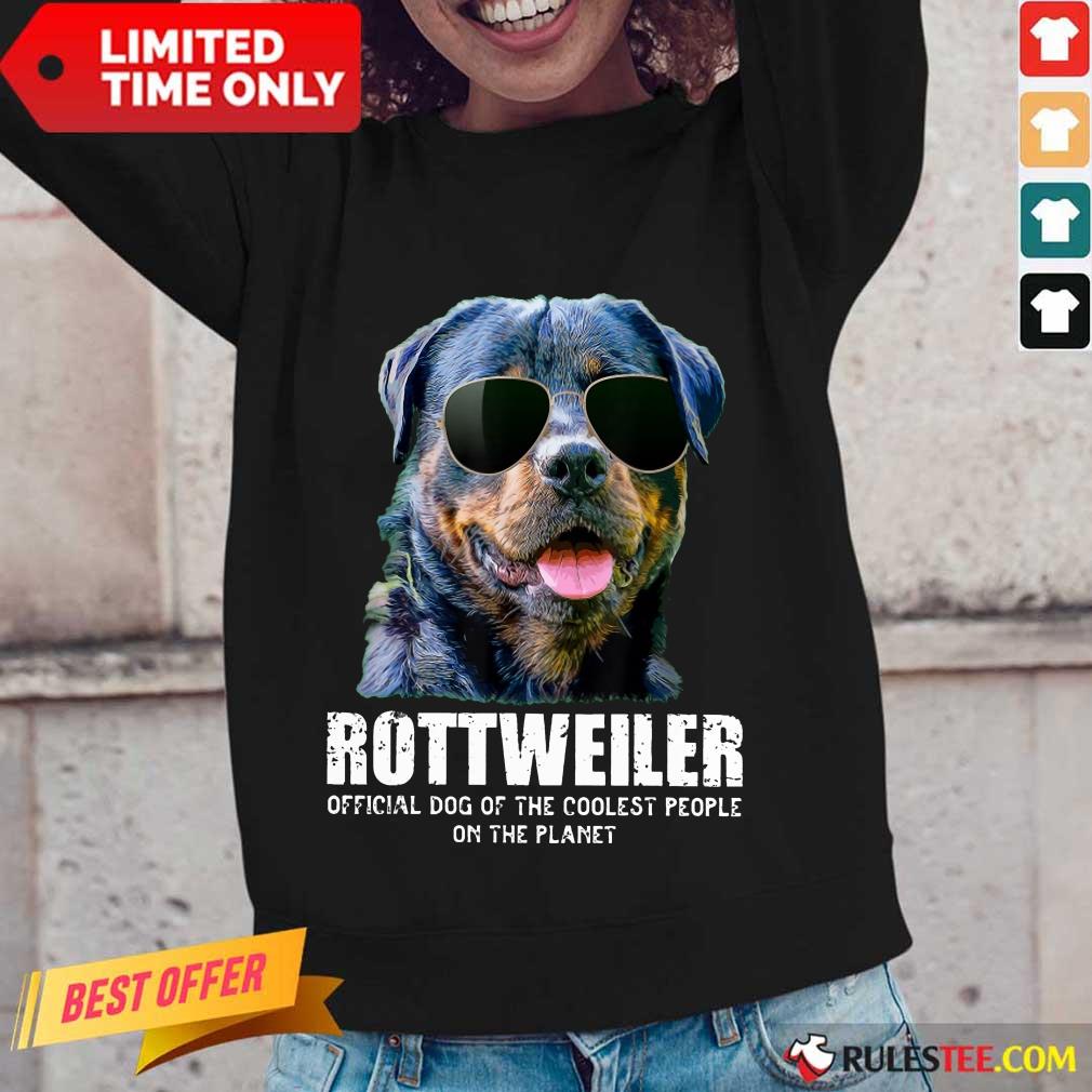 Pretty Rottweiler Coolest People On The Planet Shirt - Image 2