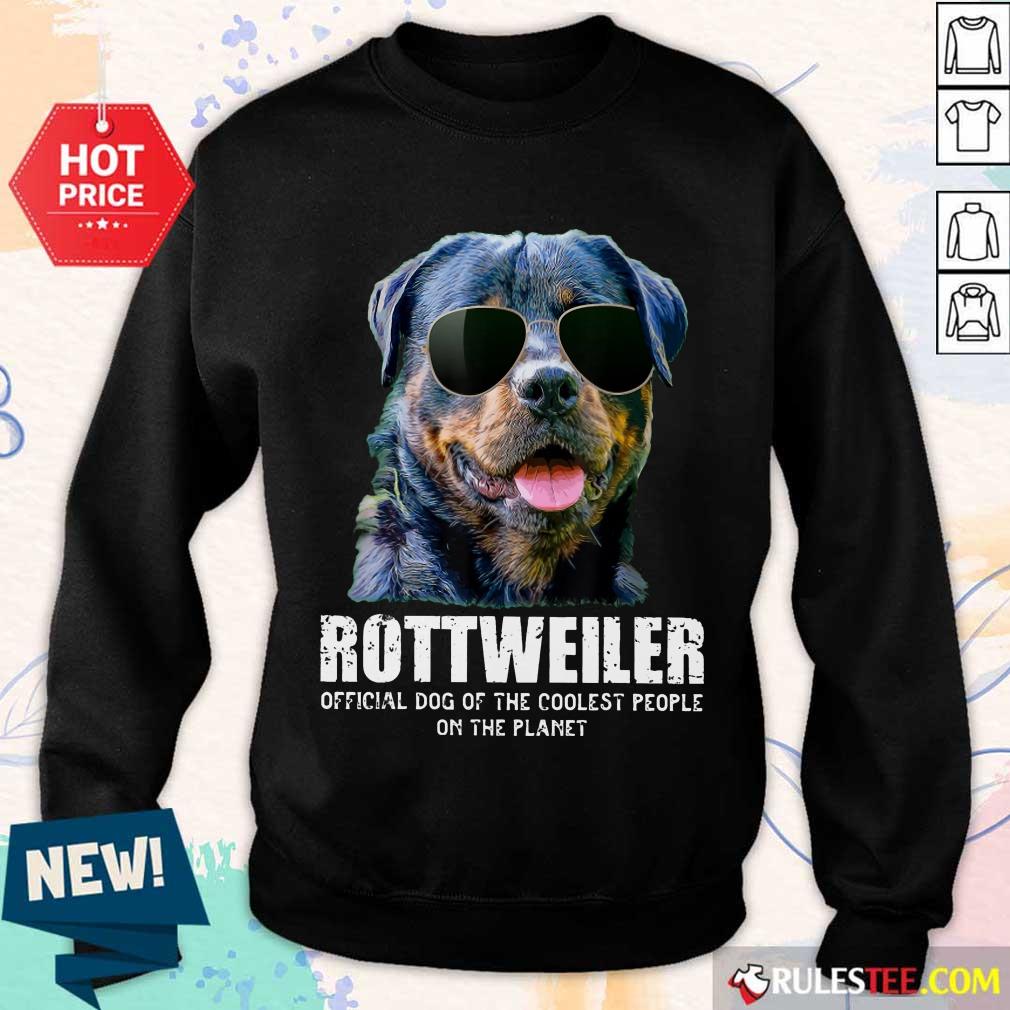 Pretty Rottweiler Coolest People On The Planet Shirt - Image 5