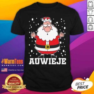 Pretty Santa Claus Auwieje Merry Christmas Shirt