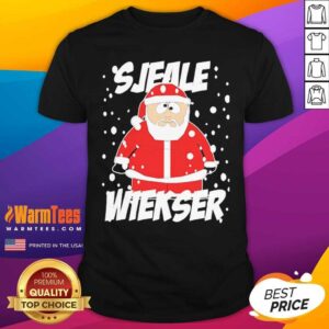 Pretty Santa Claus SJeale Wieser Christmas Shirt
