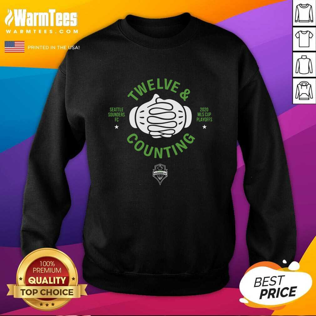 Pretty Seattle Sounders Fc Twelve And Counting 2020 Mls Cup Playoffs Shirt - Image 3
