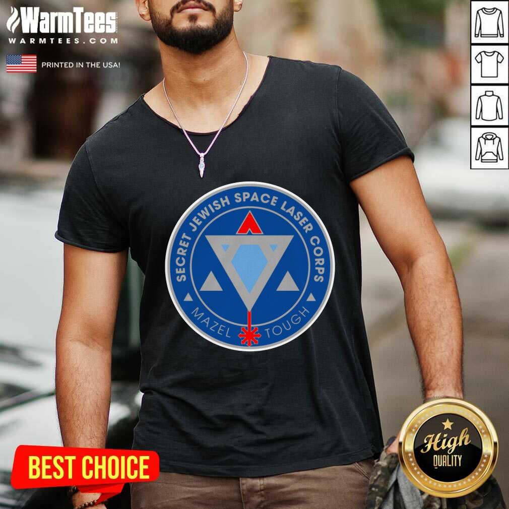 Pretty Secret Jewish Laser Corps Mazel Shirt - Image 5