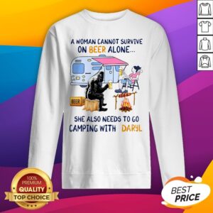 Alternative view of Pretty She Also Needs To Go Camping With Daryl Shirt